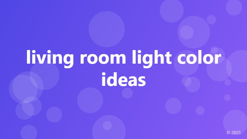 living room light color ideas