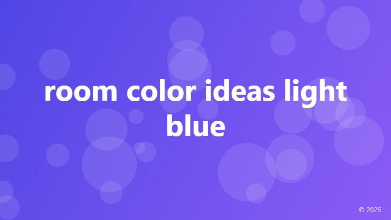 room color ideas light blue