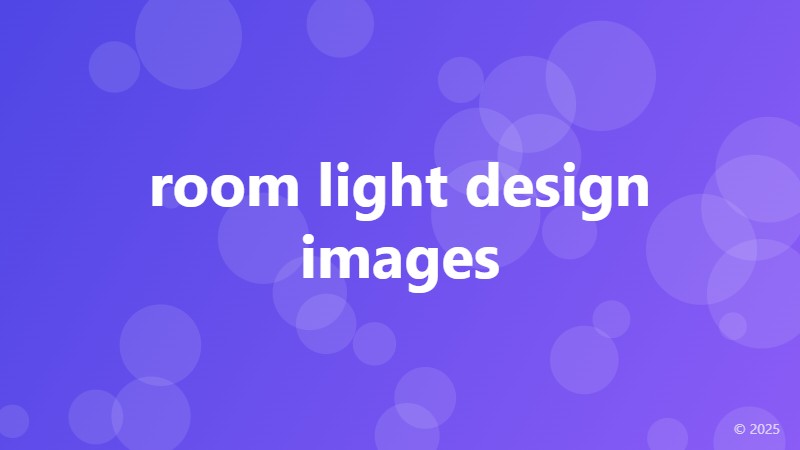room light design images